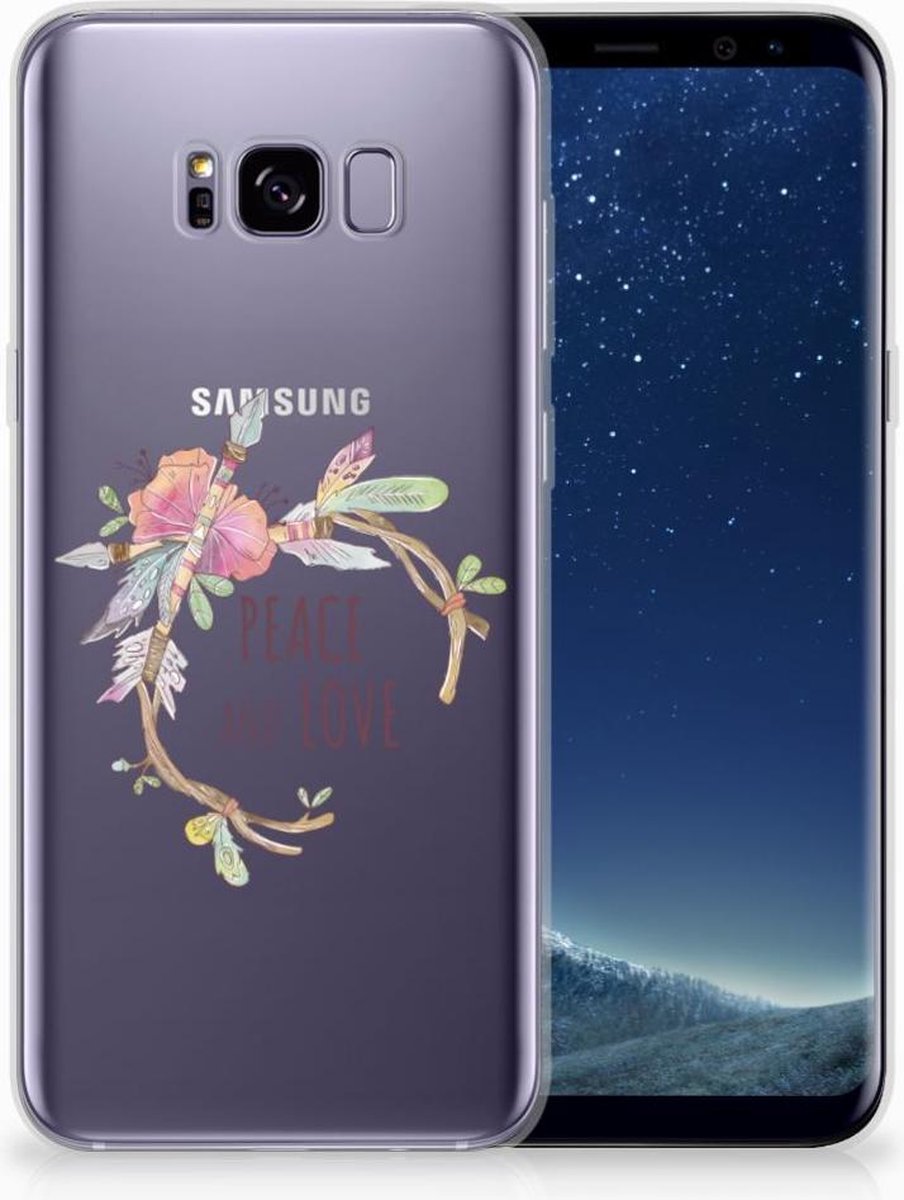 Samsung Galaxy S8 Plus Telefoonhoesje met Naam Boho Text