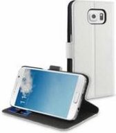 Muvit Wallet Stand case met 3 cardslots voor Samsung Galaxy S6 - Wit