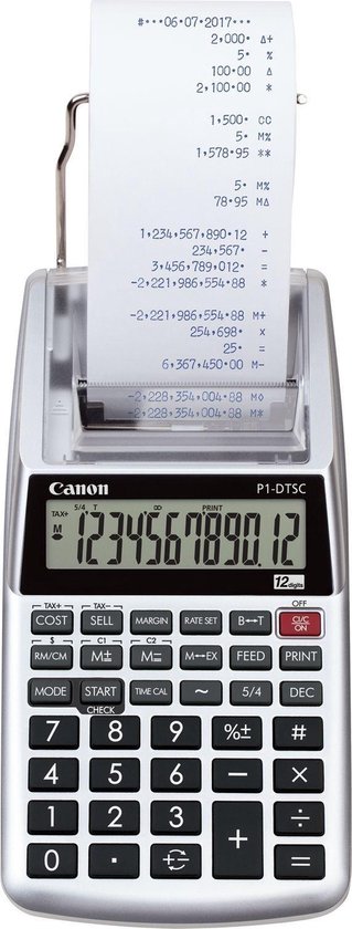 Canon calculatrice de bureau avec rouleau P23-DTSC II