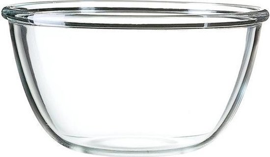 kruising royalty zelfstandig naamwoord Salade schaal/slakom van glas 24 cm - Schalen en kommen - Keuken  accessoires | bol.com