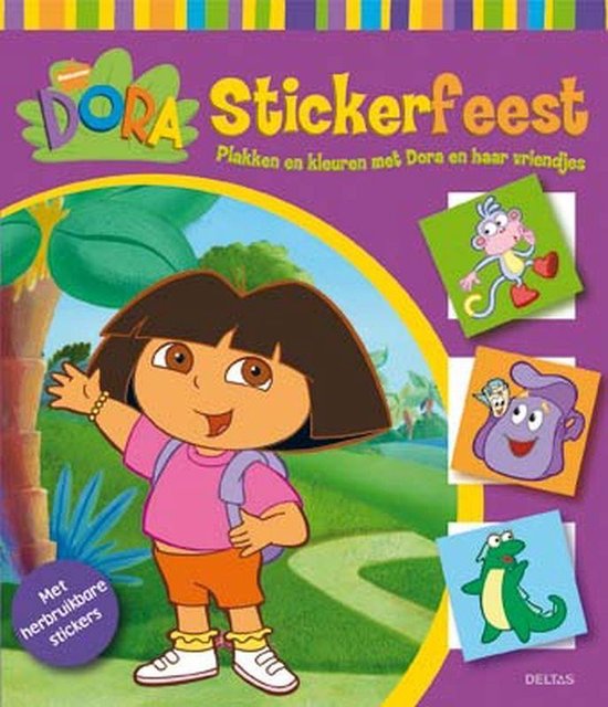 Cover van het boek 'Dora Stickerfeest'