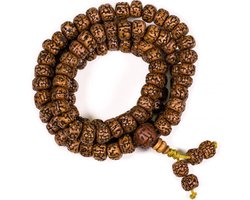 Yogi & Yogini naturals Mala Rudraksha&minerals 108 kralen
