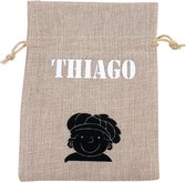 LKMN Uitdeelcadeau piet met naam-jute