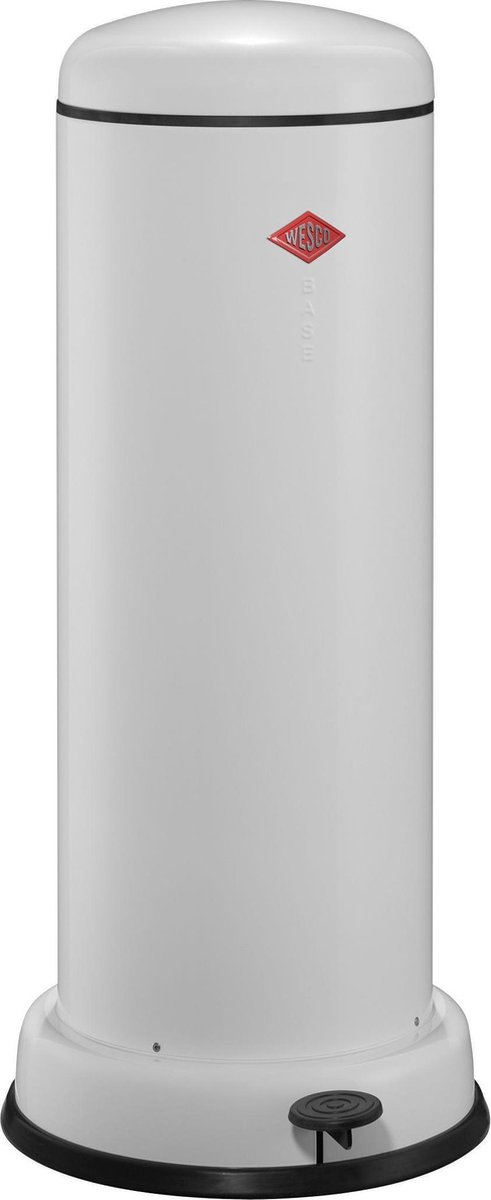 Goedkoopste Wesco Baseboy Softclose Prullenbak - 30L - Wit