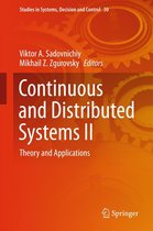 Studies in Systems, Decision and Control 30 - Continuous and Distributed Systems II