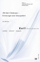Exil-Dokumente 11 - «Ritt ueber’n Bodensee» – Erinnerungen einer Schauspielerin