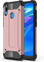 Huawei Y7 (2019) Hoesje - Armor Hybrid - Rose Gold