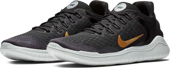 Nike Free RN Sportschoenen Heren Sneakers - Maat 41 - Mannen - zwart/goud |  bol.com