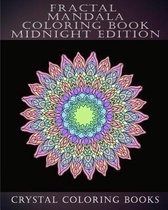 Fractal Mandala Coloring Book Midnight Edition