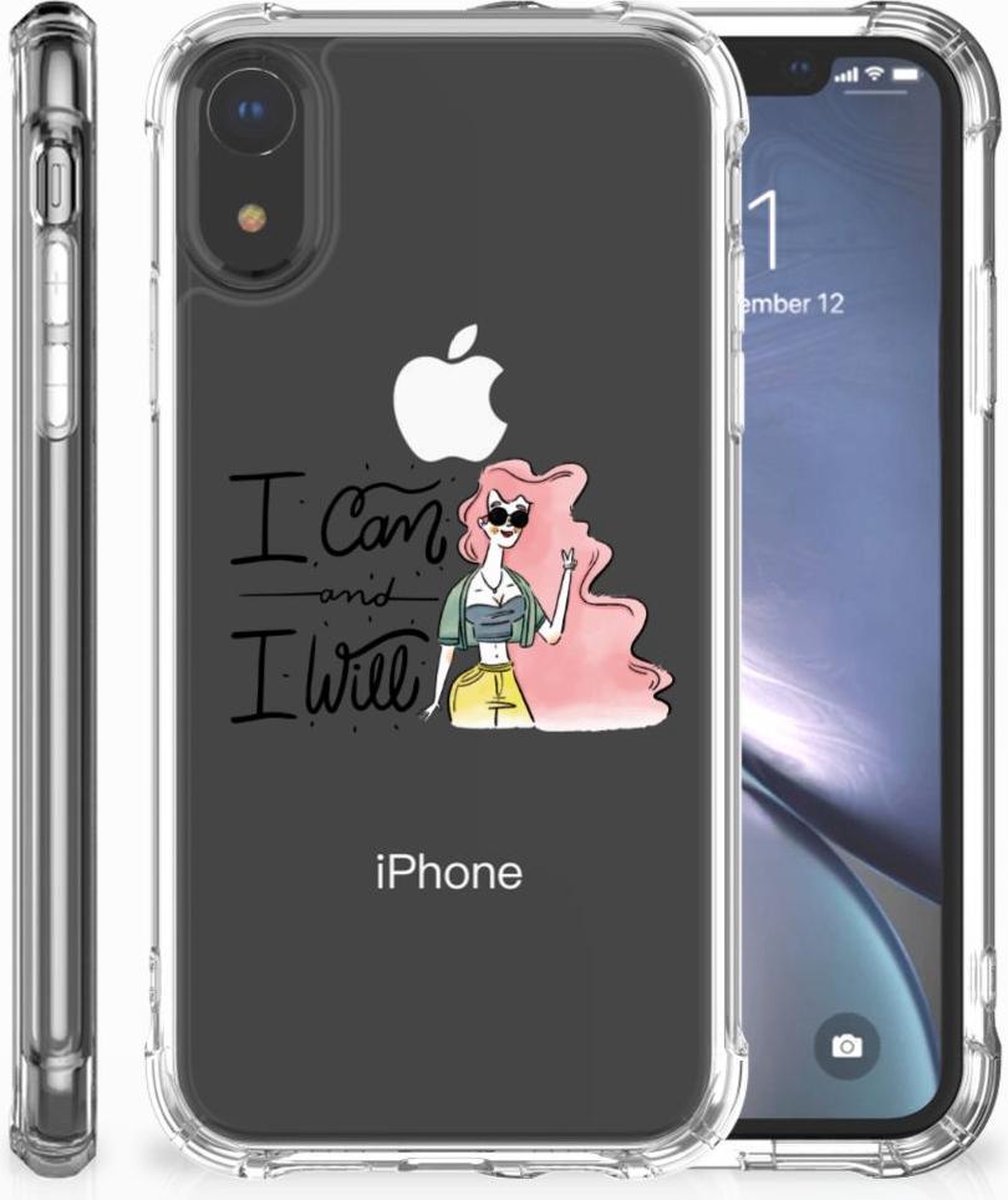 Apple iPhone Xr Stevig Bumper Hoesje i Can