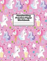 Handwriting Practice Paper Workbook