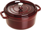 Staub Braadpan - Rond - 24 cm - Grenadine