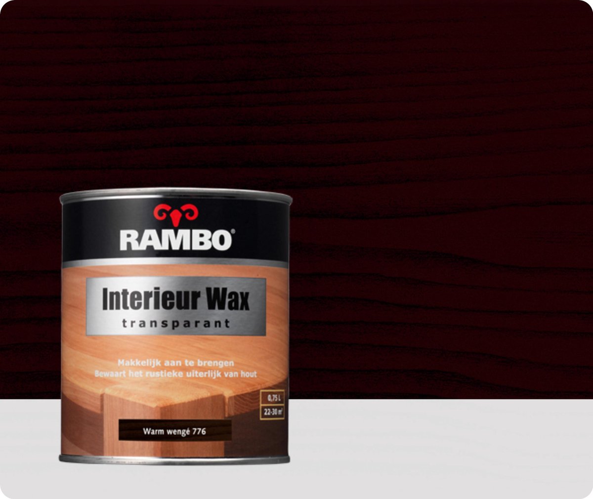 Rambo Interieurwax Transparant Warm Wenge 776 750 ml