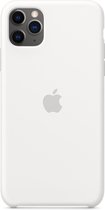 Apple Silicone Backcover geschikt voor iPhone 11 Pro Max hoesje - Wit