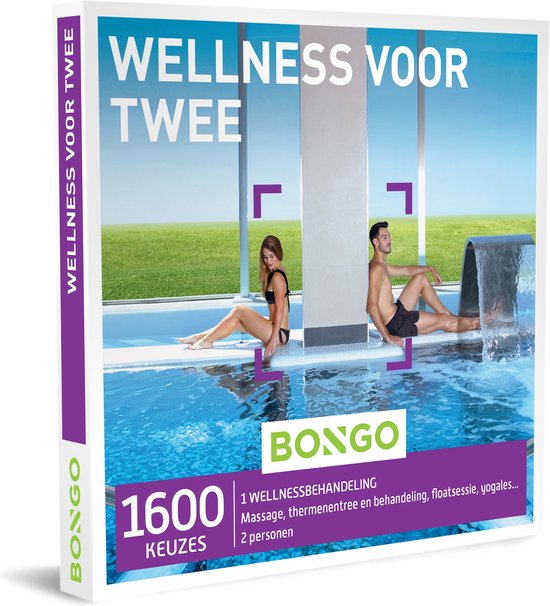 Bongo Bon - Wellness voor Twee Cadeaubon - Cadeaukaart cadeau voor man of vrouw | 1600 wellnessbehandelingen: massage, thermenbezoek, floatsessie, yogales en meer