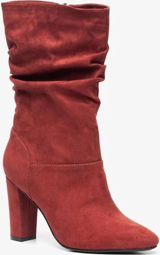 Nova hoge dames laarzen - Rood - Maat 39 | bol.com