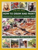 Art Box - How to Draw and Paint (4-Book Slipcase): Watercolours * Oils & Acrylics * Drawing * Pastels