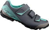Shimano SH-ME2 schoenen Dames grijs/turquoise Schoenmaat EU 38