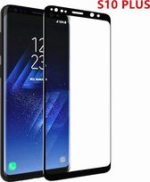 Samsung Glazen screenprotector Samsung Galaxy S10 PLUS 3D volledig scherm bedekt explosieveilige gehard glas Screen beschermende Glas Cover Film zwart