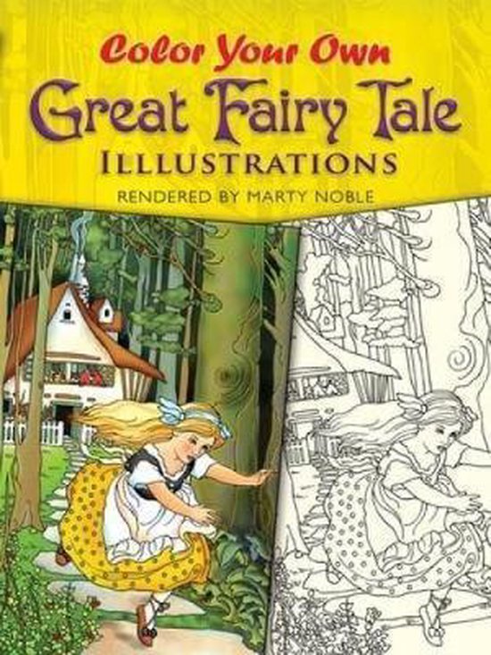 Color Your Own Great Fairy Tale Illustrations - cover