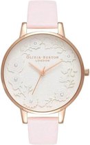 Olivia Burton Dames Horloge OB16AR01 Artisan Dial Pink/Rose Leather