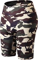 Fietsbroekje - Maat M - Camo bruin