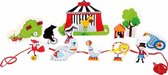 Houten circus speelgoed set 13-delig