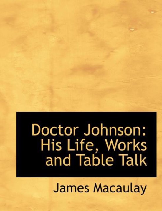 Doctor Johnson, James Macaulay | 9780554795522 | Boeken | bol.com