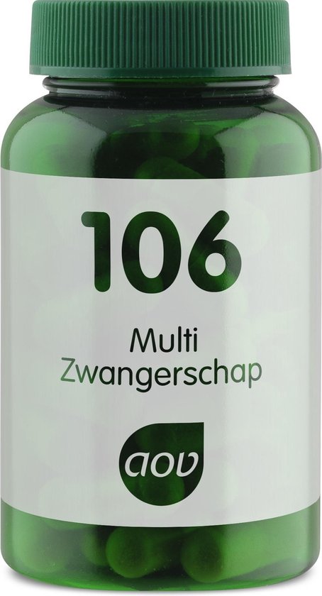 106 Multi Zwangerschap - 60 vegacaps - Multivitaminen - Voedingssupplementen | bol.com