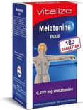 Vitalize Melatonine Puur 0,299 mg 180 Smelttabletten Vitalize Melatonine Puur 0,299 mg 180 Smelttabletten