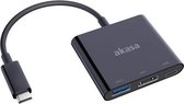 Akasa Type-C to HDMI and power delivery adapter with extra USB 3.0 Type-A port