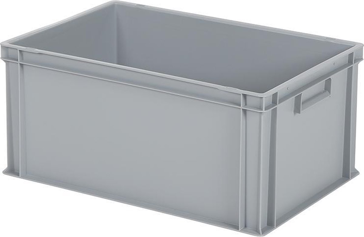 Opbergbox / Stapelkrat - Polypropyleen - 55 liter - Grijs
