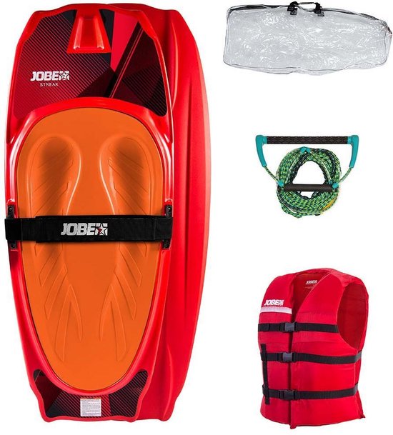 Jobe Streak Kneeboard Pakket Rood