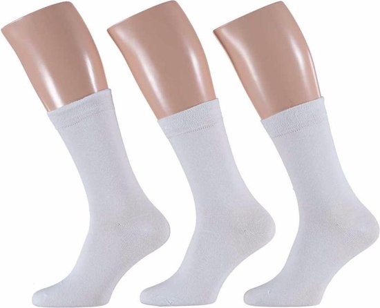 Zwarte en witte heren sokken pakket 6 paar | bol.com