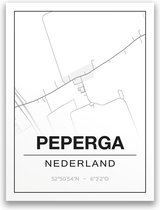 Poster/plattegrond PEPERGA - 30x40cm