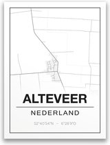 Poster/plattegrond ALTEVEER - A4