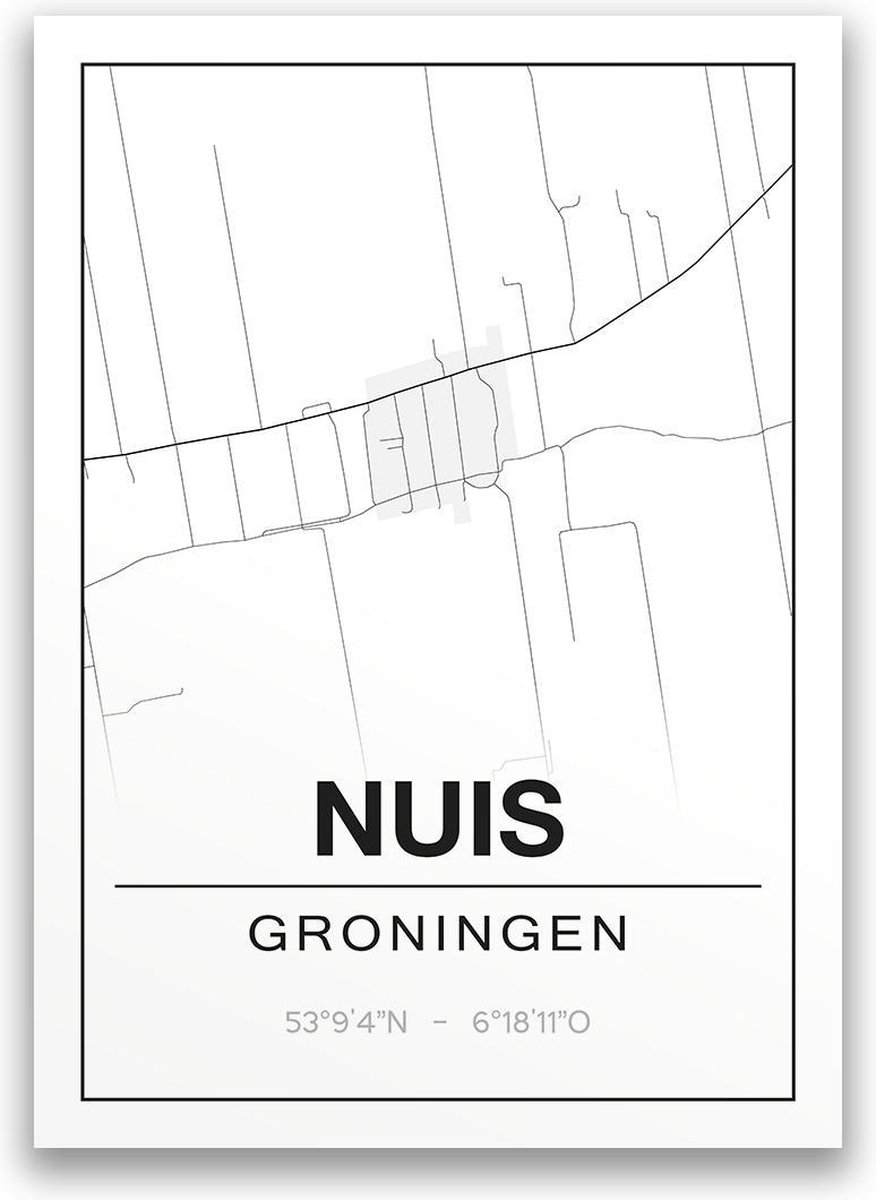 Poster/plattegrond NUIS - A4