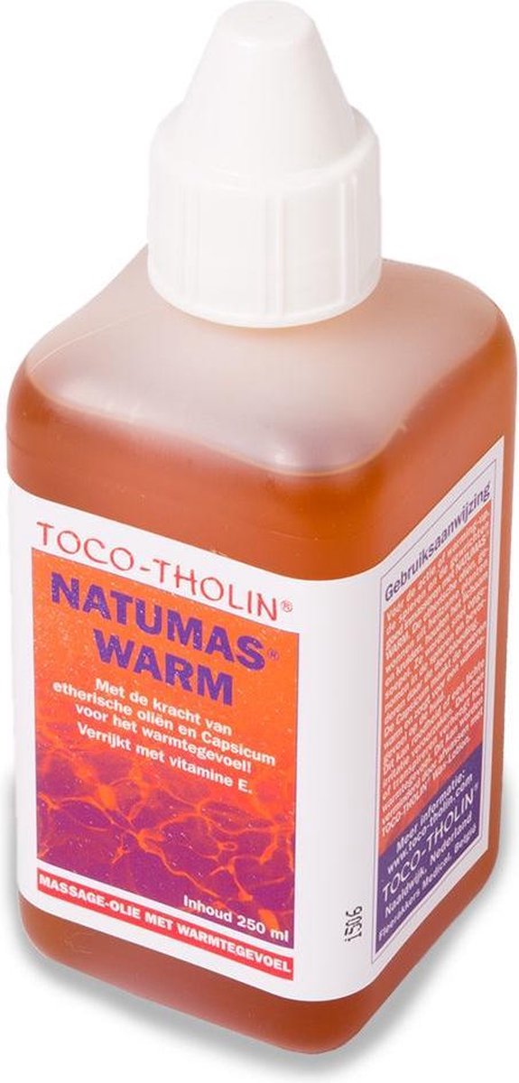 Goedkoopste Toco-Tholin Natumas Warm Massageolie - 250 ml