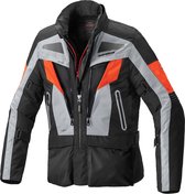 Spidi Voyager Evo H2Out Black Grey Fluo Red Textile Motorcycle Jacket 2XL