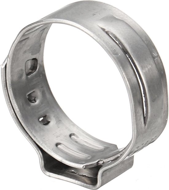 fiets Merchandising stel voor 1/2 inch roestvrijstalen oor PEX klem Cinch ringen krimp pinch montage  zilveren buis | bol.com