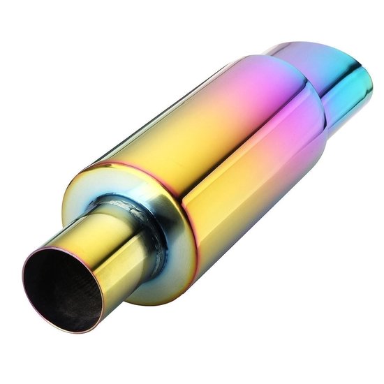 Simoni Racing Embout d'Échappement Ovale/Oblique Inox