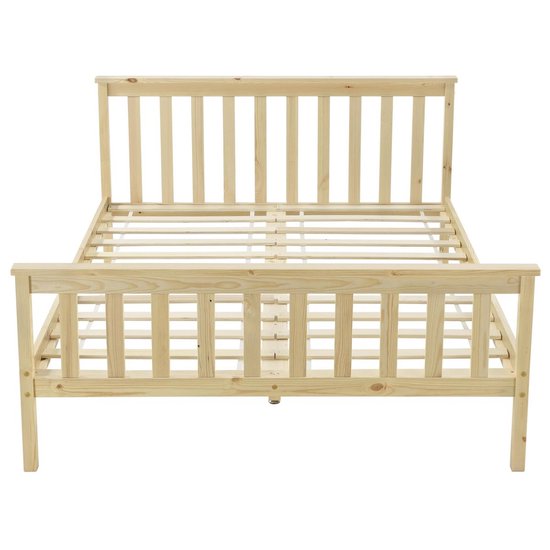 Houten bed Sterk massief grenen bedframe 180x200 cm hout