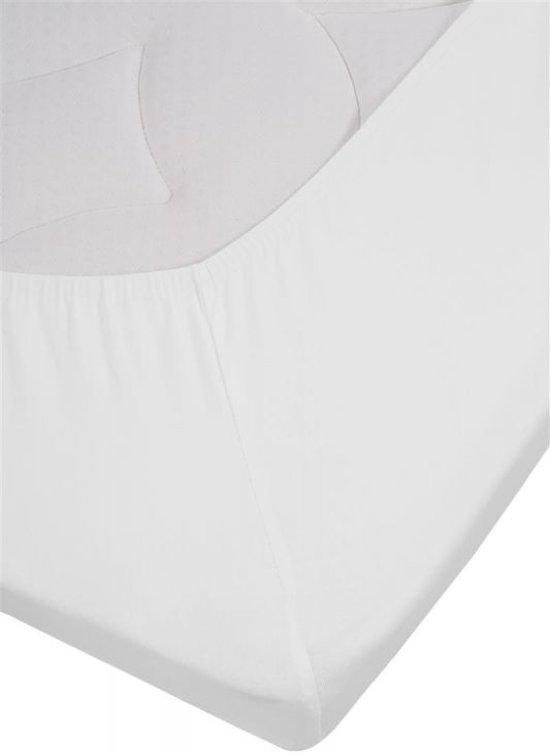 Premium Jersey Lycra Topper Hoeslaken Wit | 80x220 | Perfecte Pasvorm | Duurzame Kwaliteit