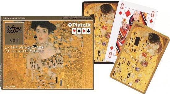Afbeelding van het spel Gustav Klimt Adele Speelkaarten - Double Deck