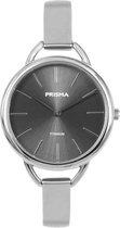 Prisma Dames Simplicity Titanium grijs horloge P.1479