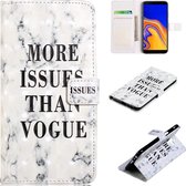 Bookcase Geschikt voor: Samsung Galaxy A6 2018 - More Issues Than Vogue - portemonnee hoesje
