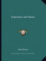 Boek met de titel Experience and Nature, door John Dewey, met een groen omslag en een wapenschildlogo.