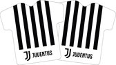 Juventus T-Shirt Kussen - 44 x 44 cm - Wit