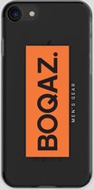 BOQAZ. iPhone 8 hoesje - Labelized Collection - Orange print BOQAZ