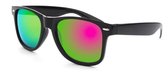 Wayfarer Zonnebril - Groen op Zwart